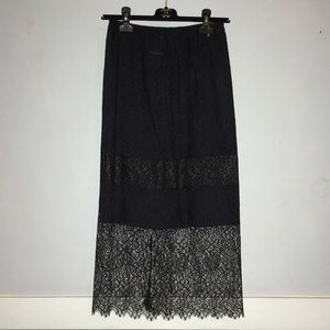 Chanel Double Layer Lace Skirt